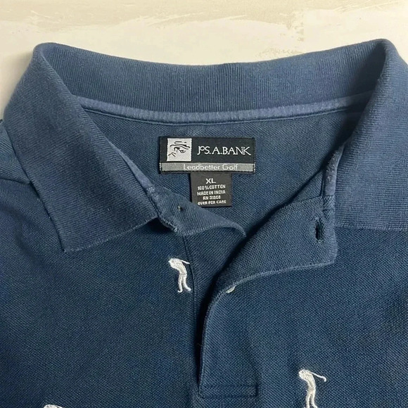 3 for $13 Flawed Jos. A. Bank lead better golf polo men’s XL 100% cotton cheap - Picture 6 of 7